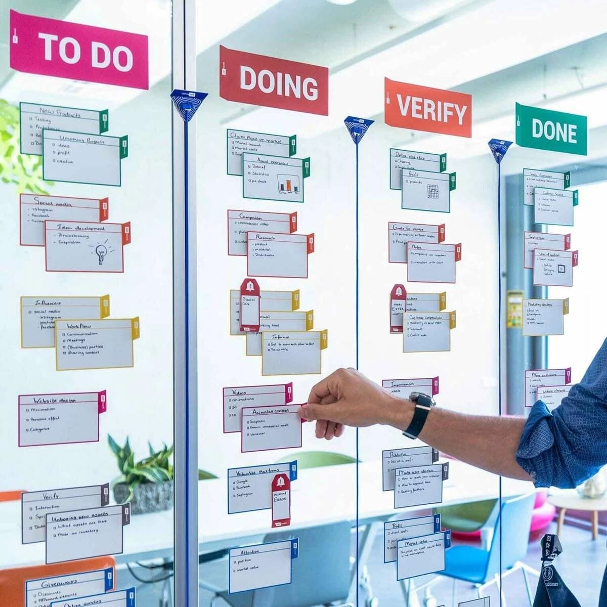 Kanban tabla sa zadacima i napretkom projekta
