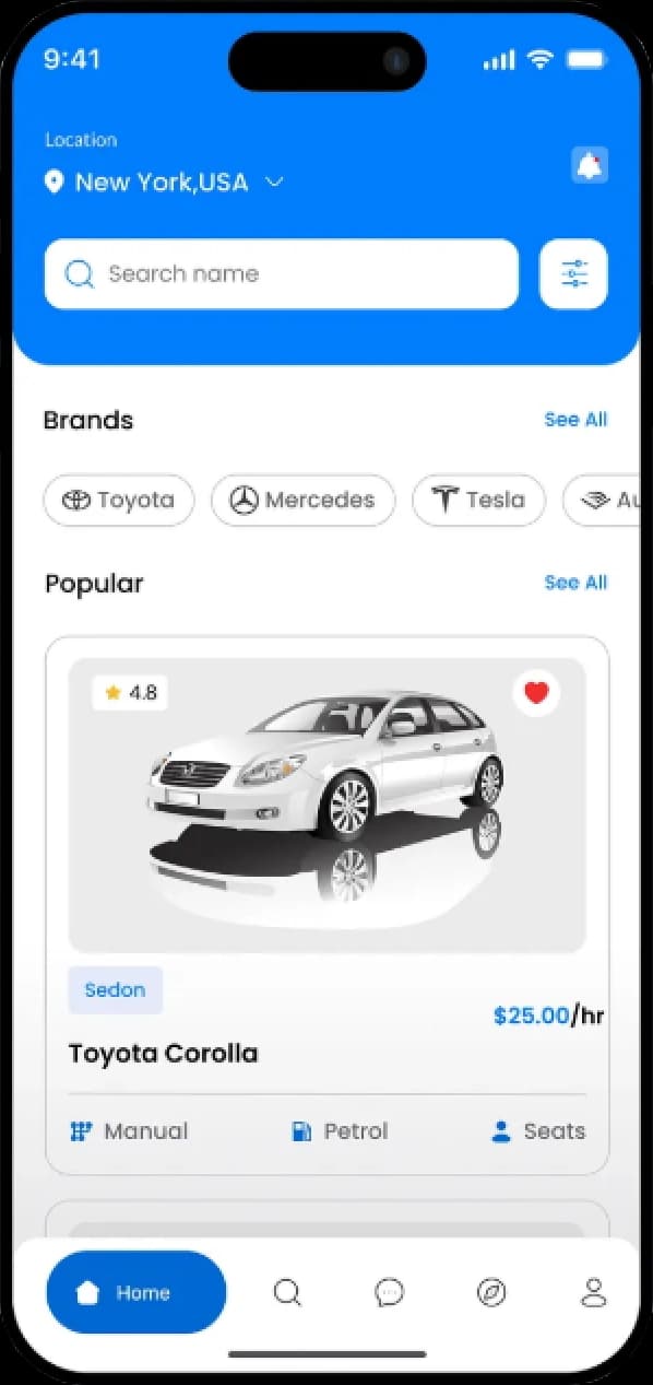 Admin dashboard